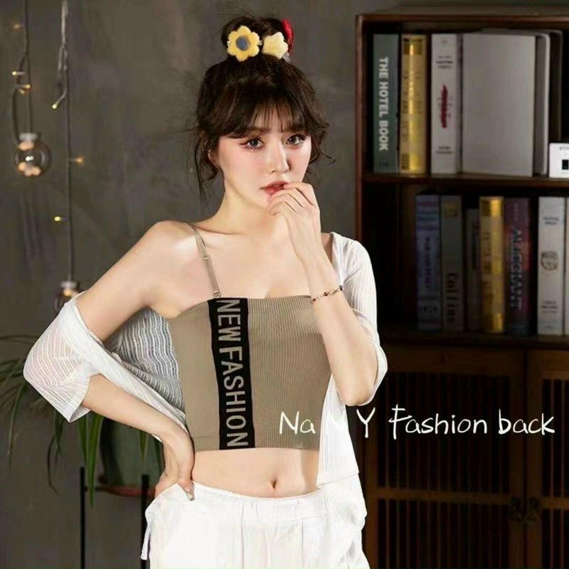 Áo Bra 2 dây ôm ngực dáng croptop - Áo Ống kiểu hai dây mẫu mới 2022