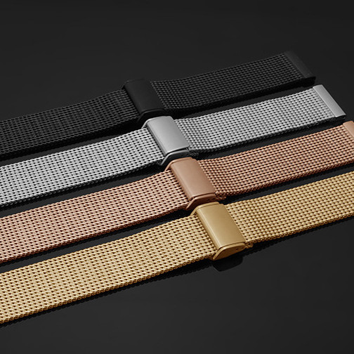 Dây Thép Lưới Luxury Cao Cấp Size 20mm / 22mm Cho Samsung Galaxy Watch Active 1/2, Galaxy Watch 42/46, Galaxy Watch 3