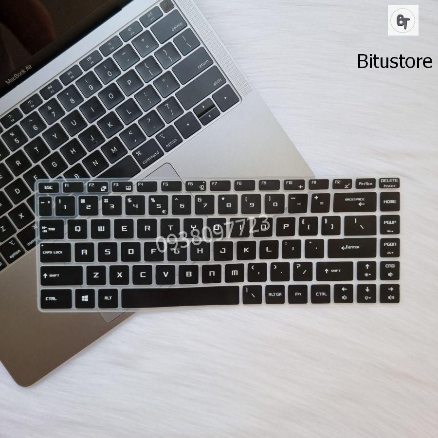 Ốp bàn phím laptop dành cho MSI 15 inch type 1 - Kiểu ôm phím