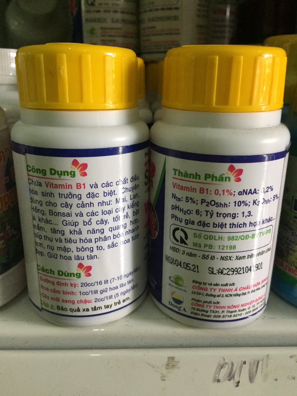 PHÂN BÓN NPK SINH HỌC SUPER ROOTS VITAMIN B1 Chai 100ml