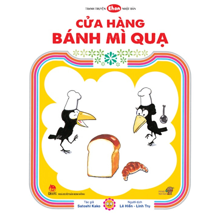 Ehon - Phát triển quan sát - Cửa hàng bánh mì quạ - cho bé 3-6 tuổi