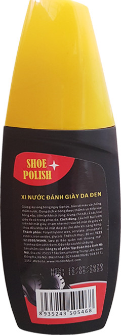 Xi nước đánh giầy da đen HANDO 80ml