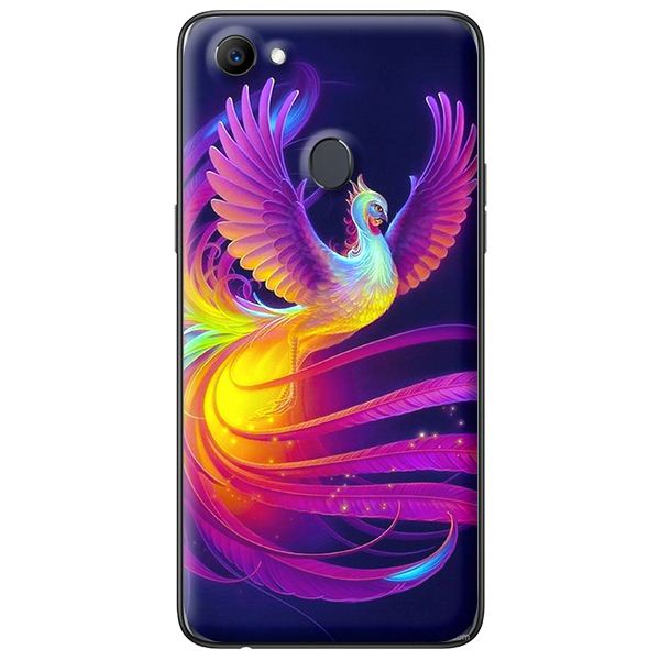 Ốp lưng cho Oppo F7 mẫu chim phượng 4 - Hàng chính hãng
