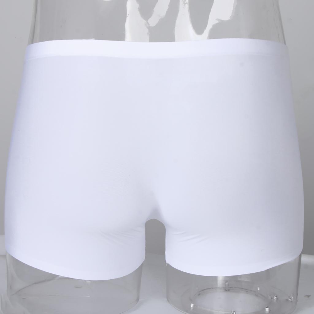 Men's Silky Soft Solid Boxers Trunks Pants Briefs Shorts Underwear M L XL XXL