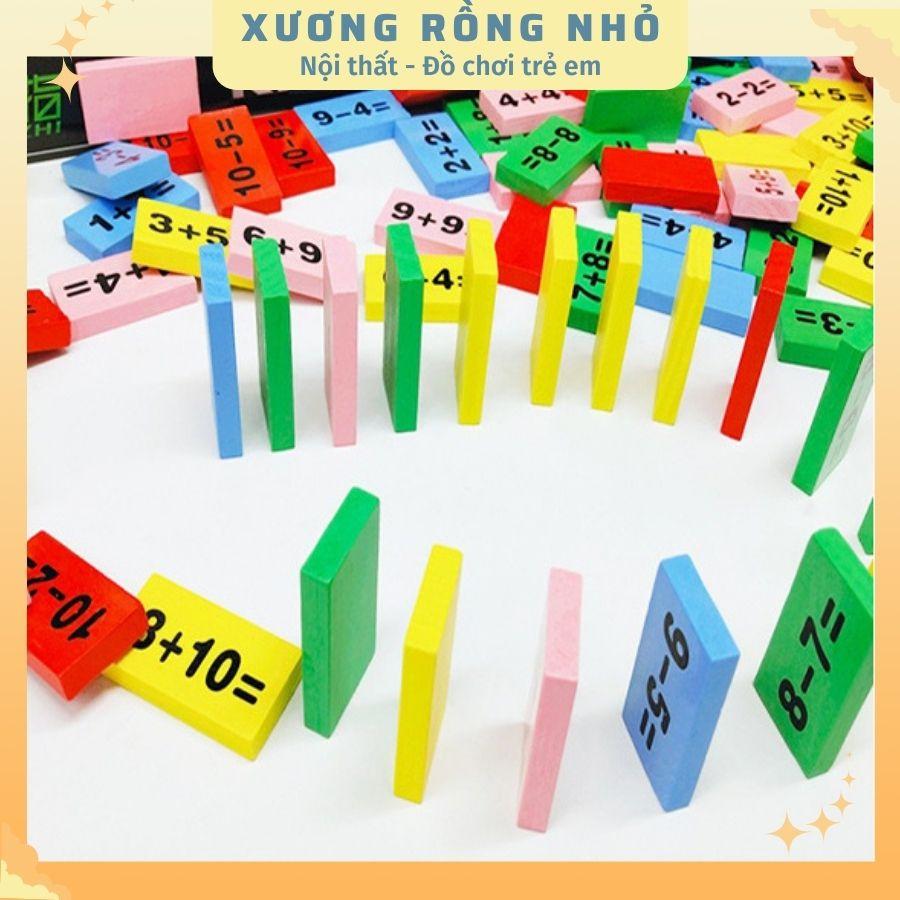 Đồ chơi Domino 110 quân bằng gỗ