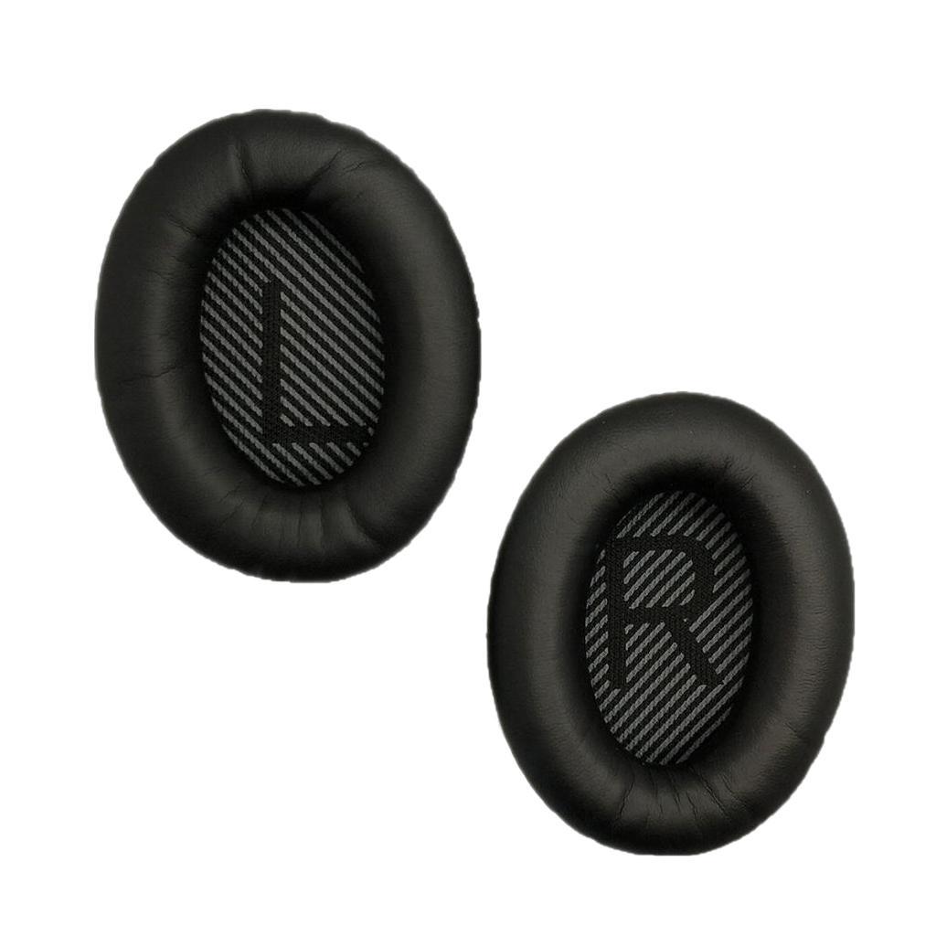 2pairs memory foam ear pads cushion covers for  qc15 qc25 qc35