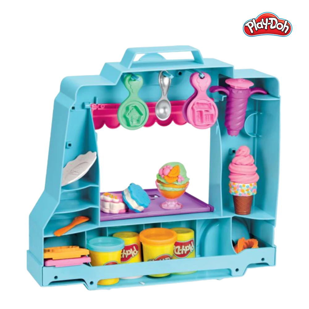 Bộ đồ chơi đất nặn xe kem di động Play-Doh