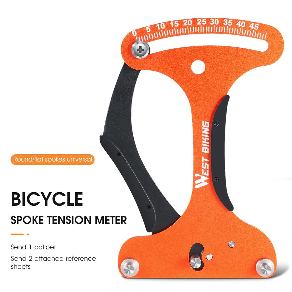 Máy đo độ căng Xe đạp WEST BIKING hiệu chỉnh độ căng bằng nhôm Hợp kim nhôm để sửa chữa bánh xe đạp