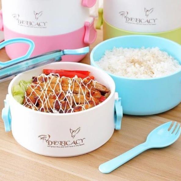 Cặp lồng cơm Bento phong cách Nhật 1 ngăn,2 ngăn,3 ngăn cao cấp
