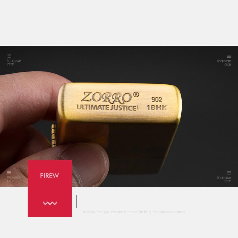 Bật Lửa Xăng Đá Zorro Z8330 Hình Sao 5 Cánh
