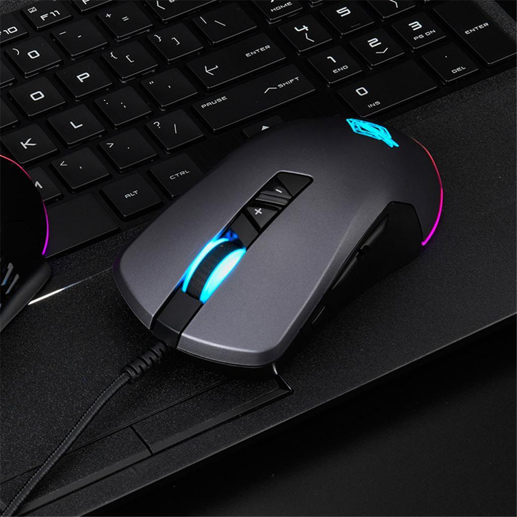 GTI USB Wired Computer Mouse, 3 Button, Scroll Wheel, Fit for Gaming, Gray