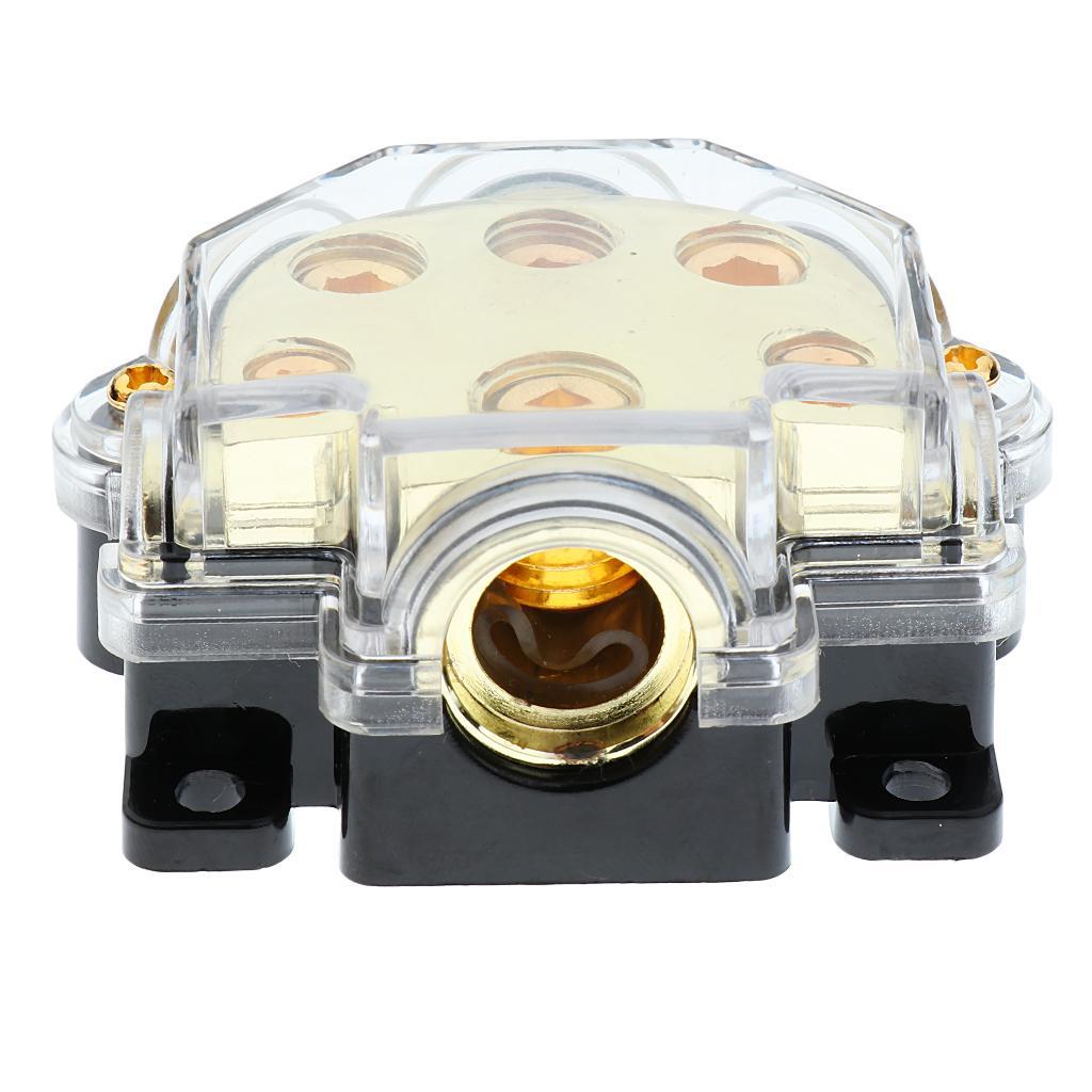 2X Car Audio Fuse Holder Power Distribution Block