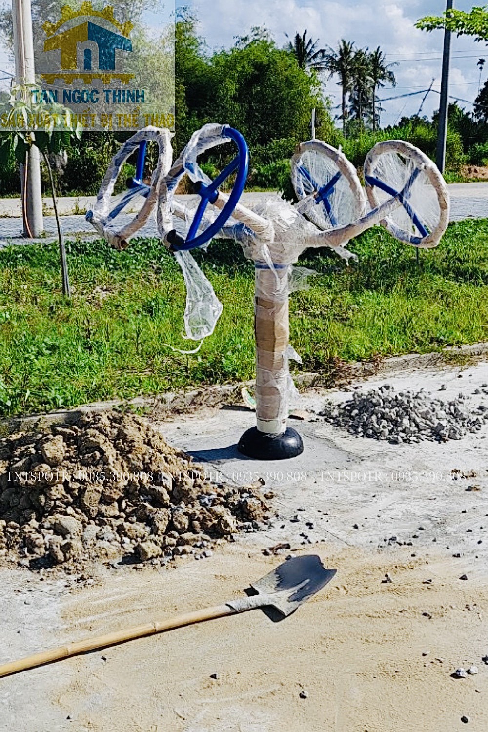 Máy tập tay vai đôi Ngoài trời
