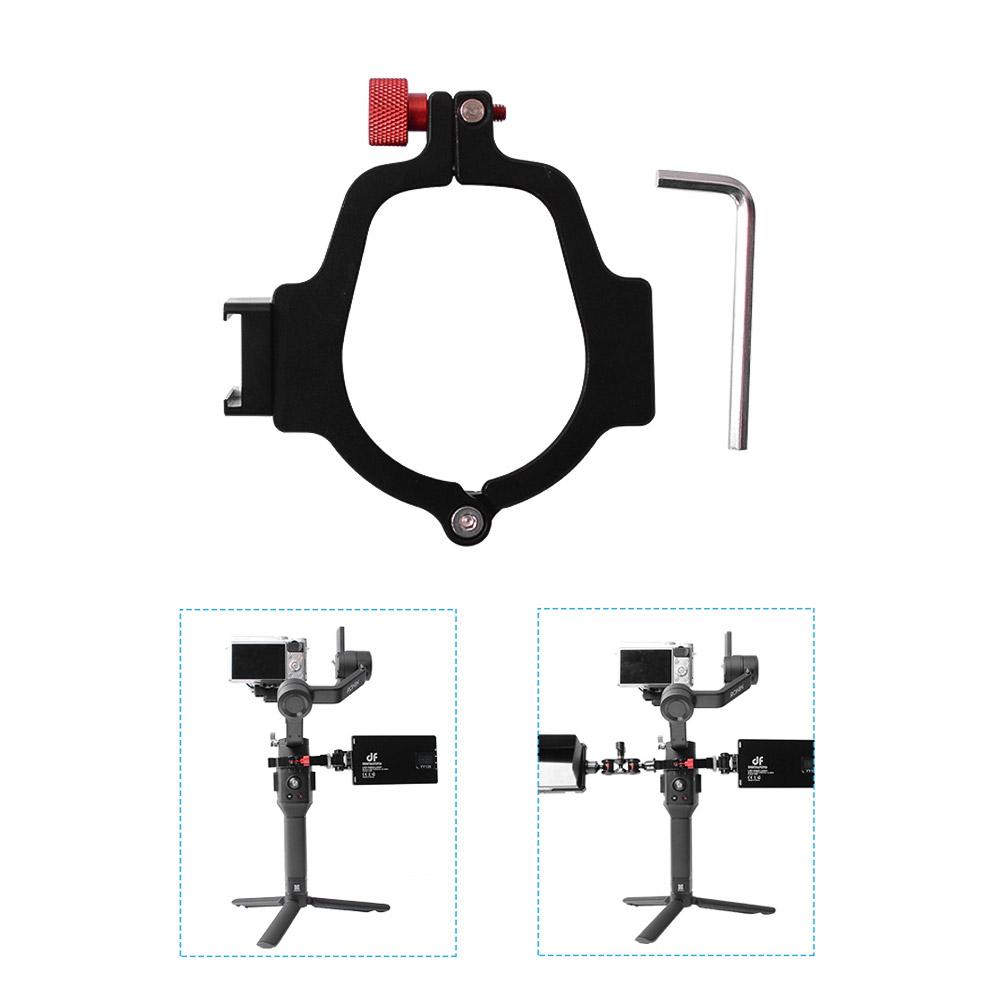 Gimbal Ổn định kim loại Vòng điều hợp mở rộng Tương thích với DJI Ronin SC để gắn Đèn LED màn hình micrô