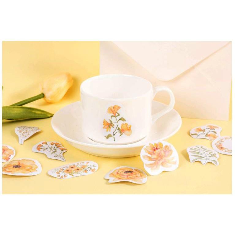 Bộ 46 Sticker Hoa Mùa Hạ E112