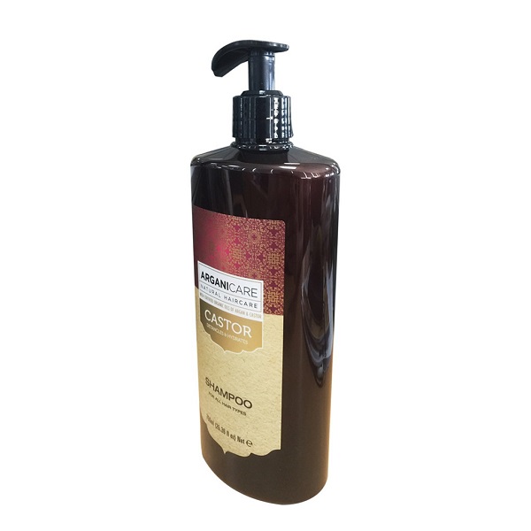 Dầu Gội Bóng Mượt, Phục Hồi &amp; Chống Rụng ARGANICARE CASTOR SHAMPOO 750ml Israel