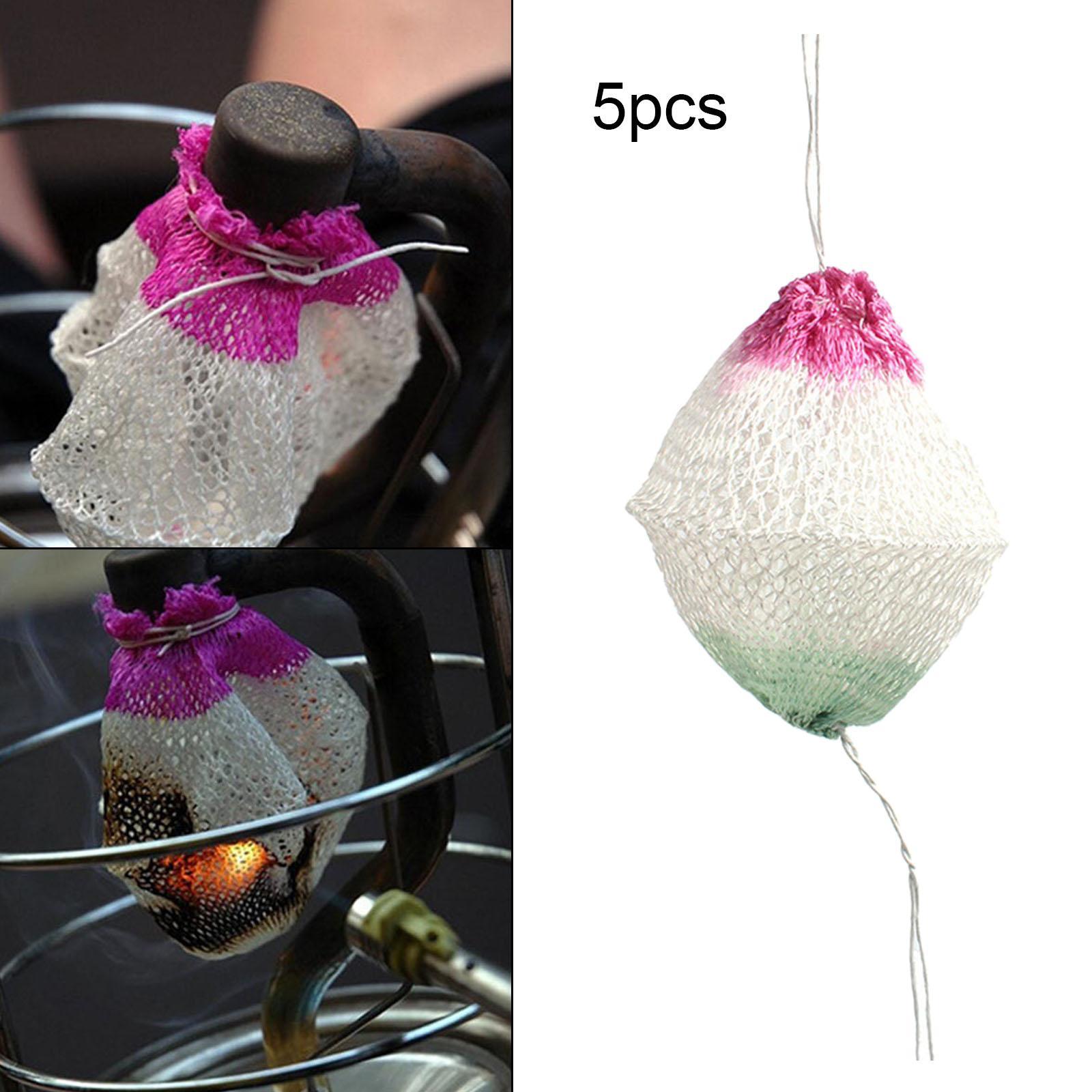 5pcs Gas Lantern Mantles Gas Light Mantle Gas Lamp Mantels Replacement