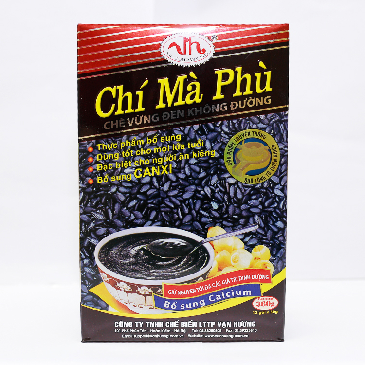 Chí mà phù bổ sung canxi 360g