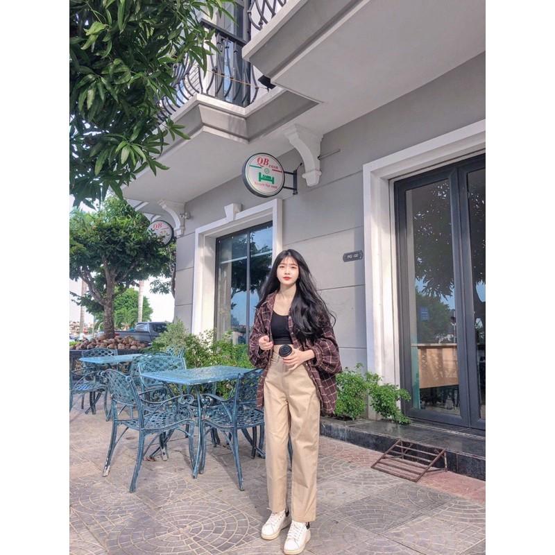 quần baggy kaki(3 màu ảnh thật