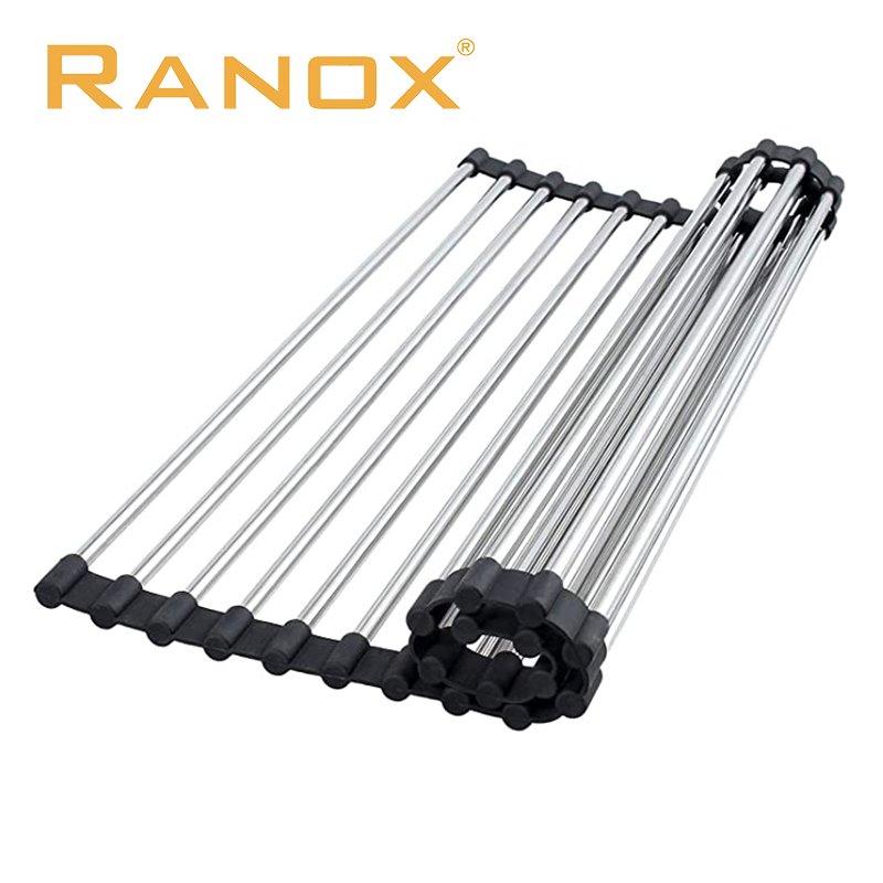 COMBO BỘ CHẬU RỬA BÁT INOX 1 NGĂN VÀ VÒI 2 ĐƯỜNG NƯỚC RANOX RN44581