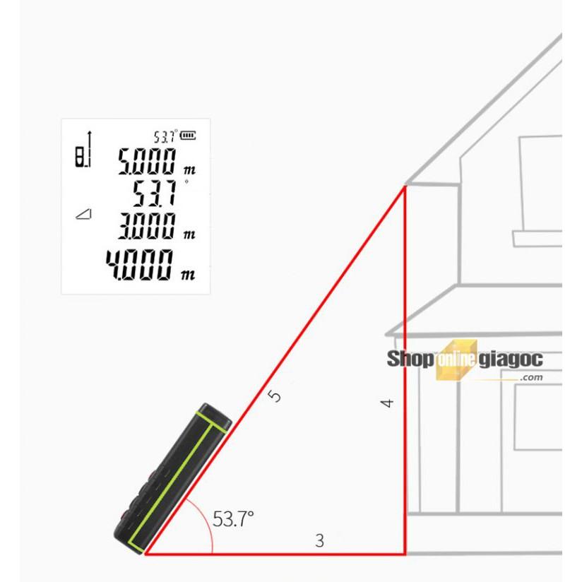 Máy Đo Khoảng Cách SNDWAY SWM60A Pin sạc