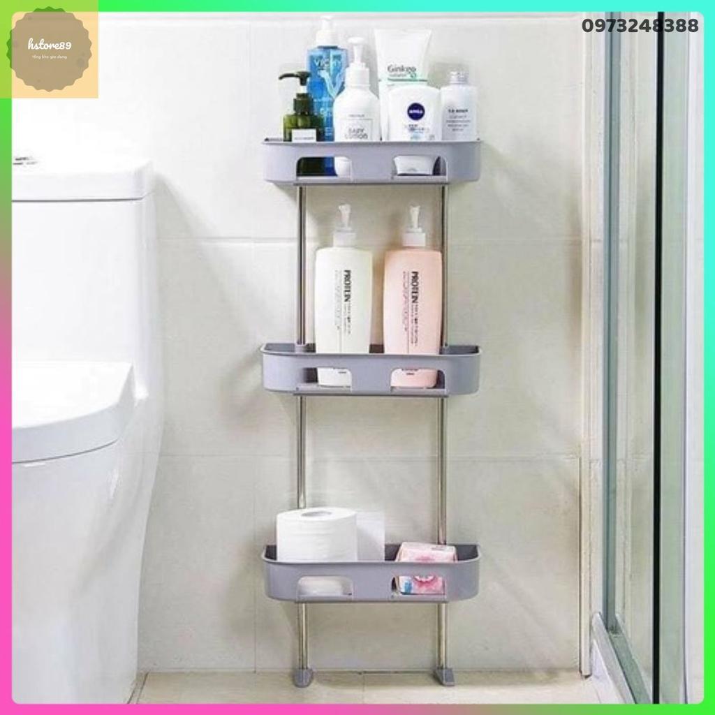 Kệ nhà tắm , kệ để đồ đa năng đặt trên bồn cầu 2 tầng 3 tầng bằng nhựa cao cấp thông minh tiện lợi