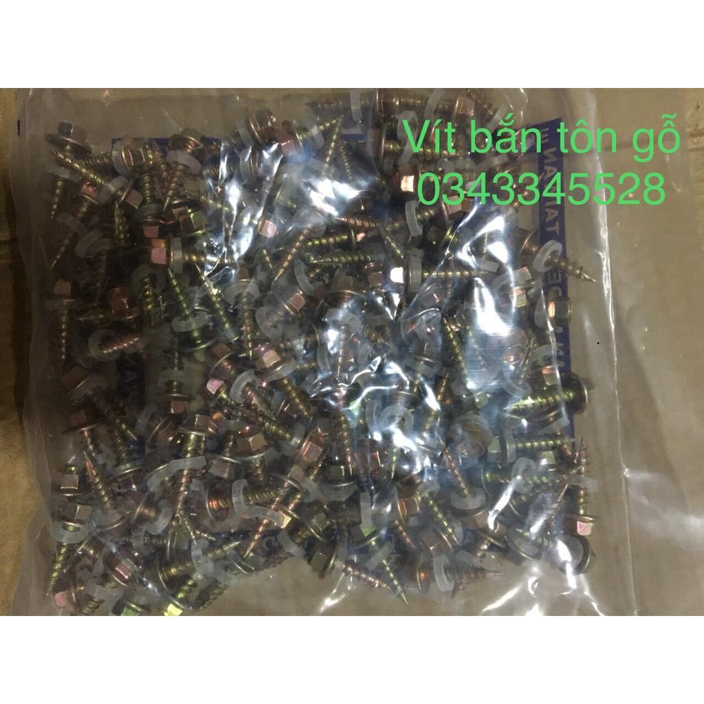 VÍT BẮN TÔN GỖ ĐẦU LỤC GIÁC từ 3p đến 10p- Đầu Gỗ