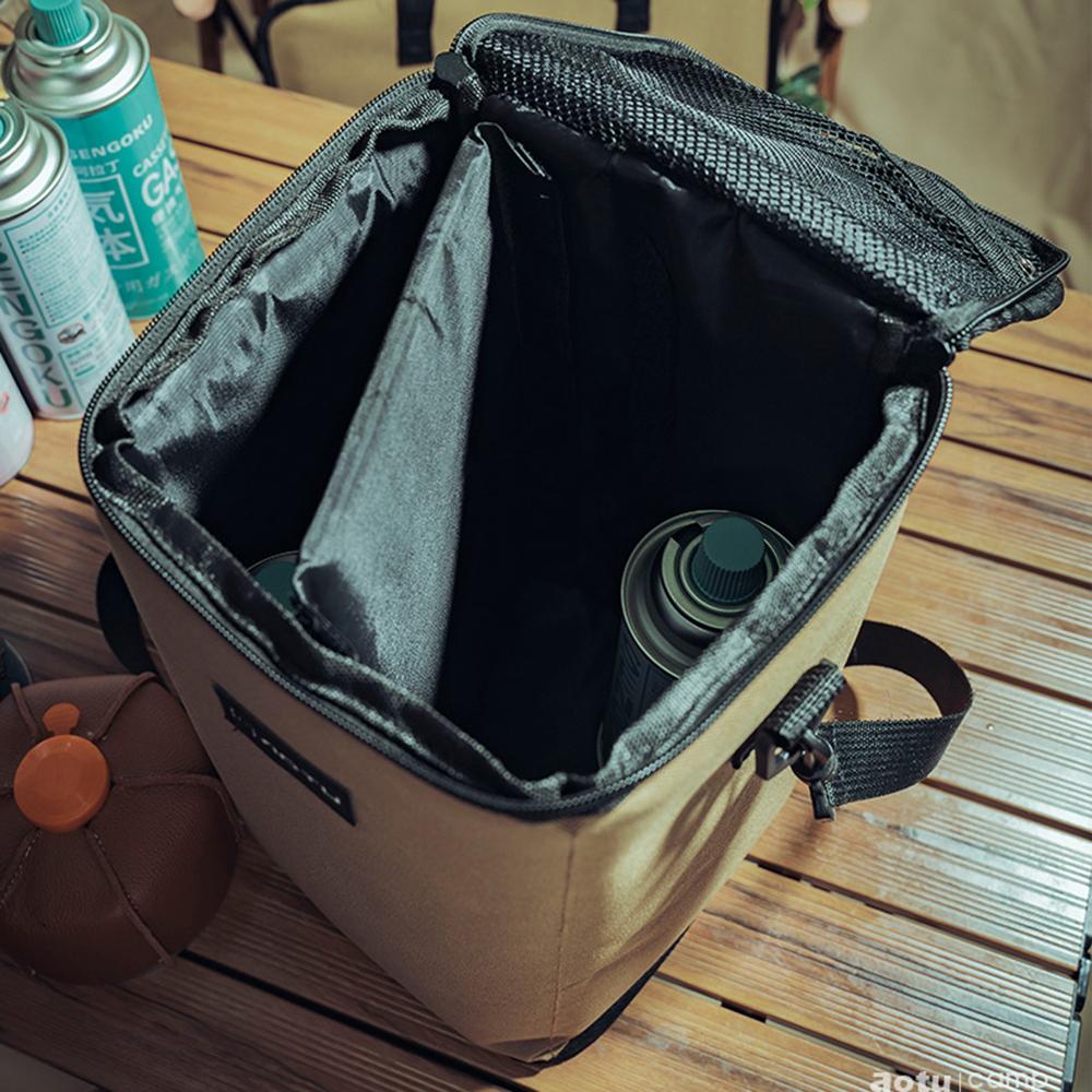 10L Camping Lantern Storage Bag Outdoor Camping Canister Gas Tank Storage Bag Carrying Case