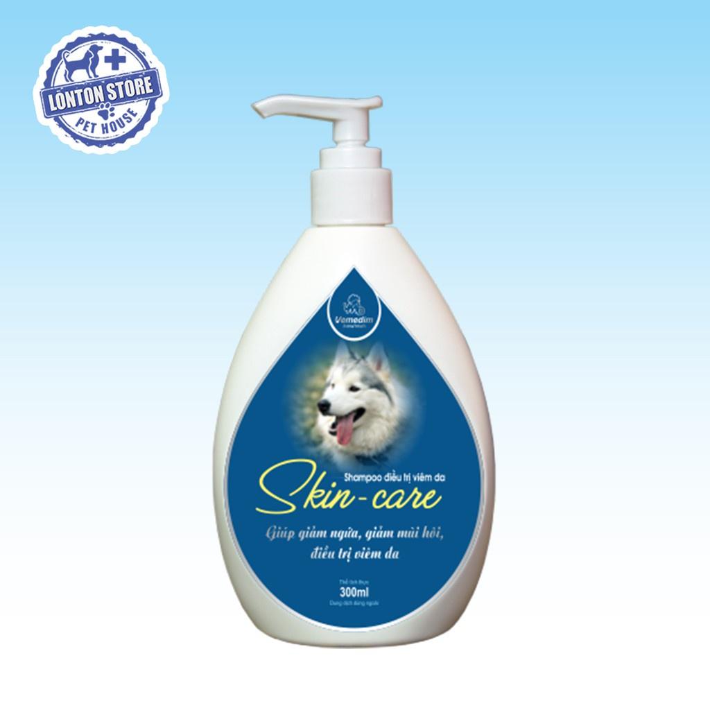 VEMEDIM Skin Care Shampoo - Sữa Tắm Cho Chó Mèo Phòng Viêm Da, Hôi Và Ngứa Da 300ml - Lonton Store & Vemedim