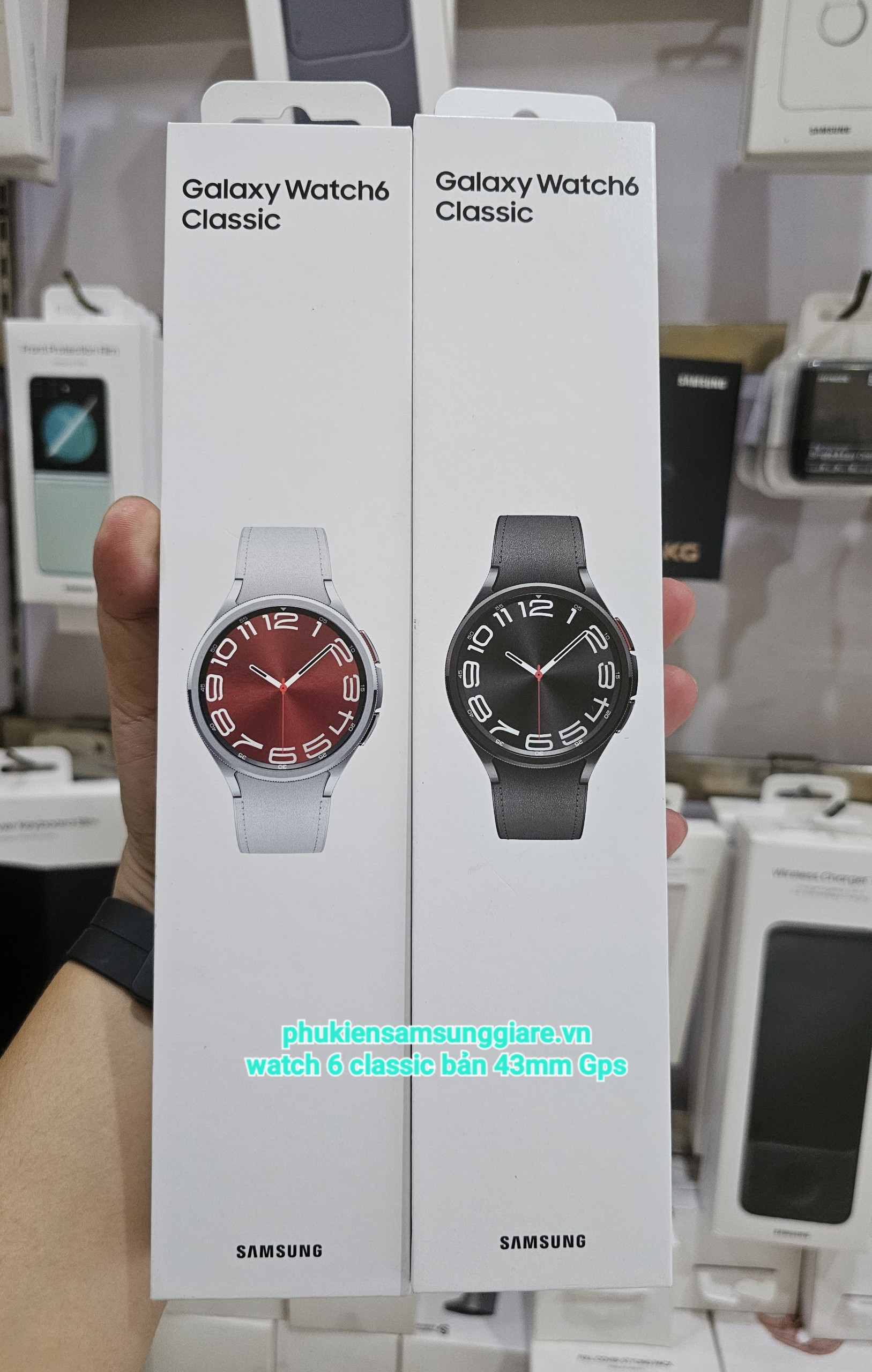 Đồng hồ thông minh Samsung Galaxy Watch 6 Classic Bản 43MM -GPS-Hàng chính hãng