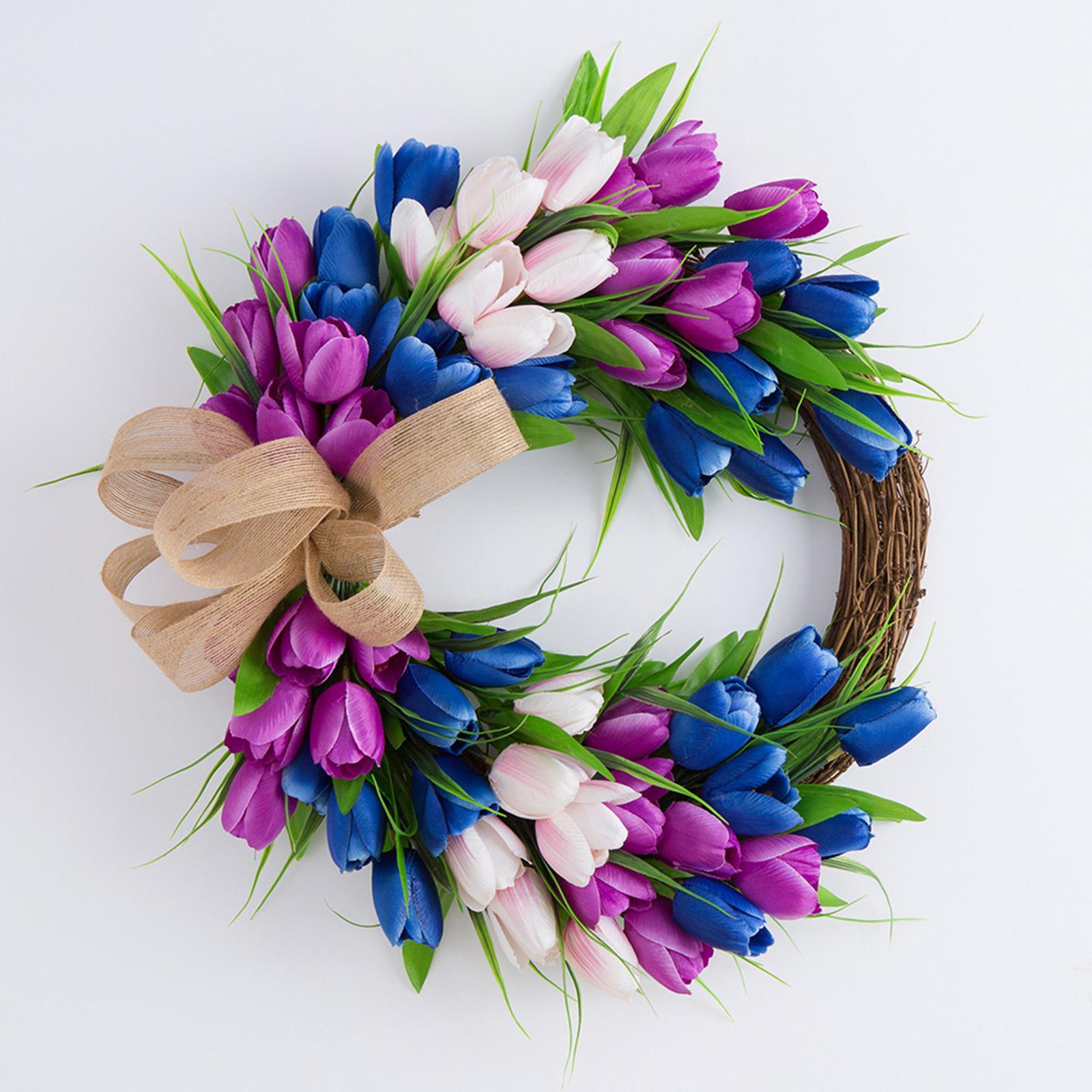 Artificial Wreath Hanging Front Garland Decor