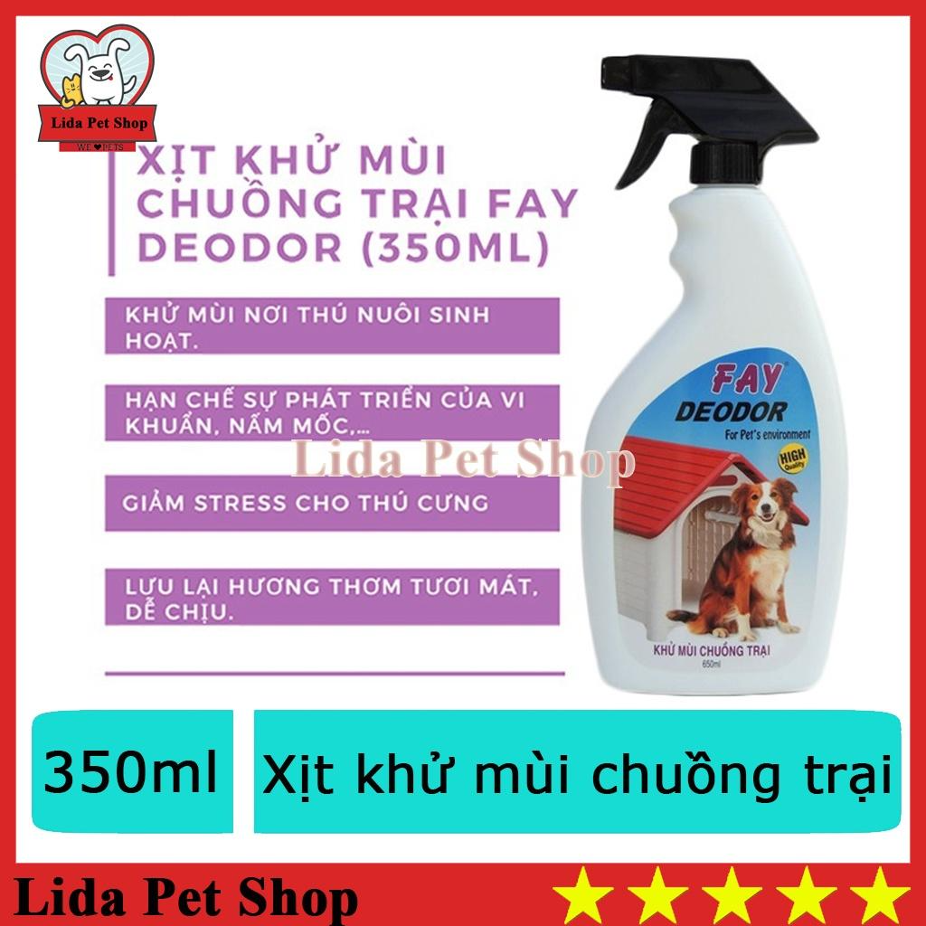 Xịt khử mùi chuồng trại Fay 350ml - Khử mùi chuồng chó mèo Fay deodor