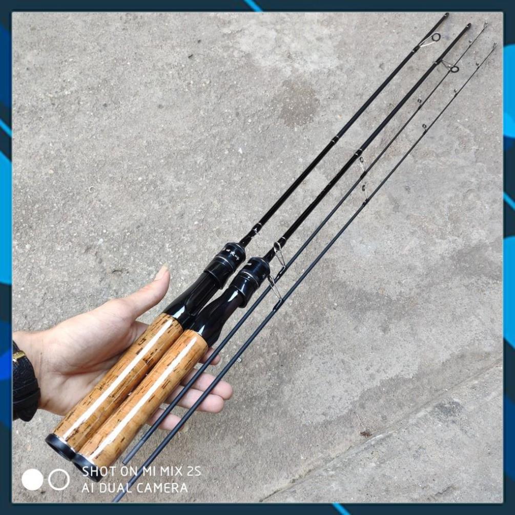 Cần Câu UL Giá Rẻ Cần UL Cán Gỗ Đọt Đặc Chuyên Đồ Câu Lure chuyên câu suối, cháp