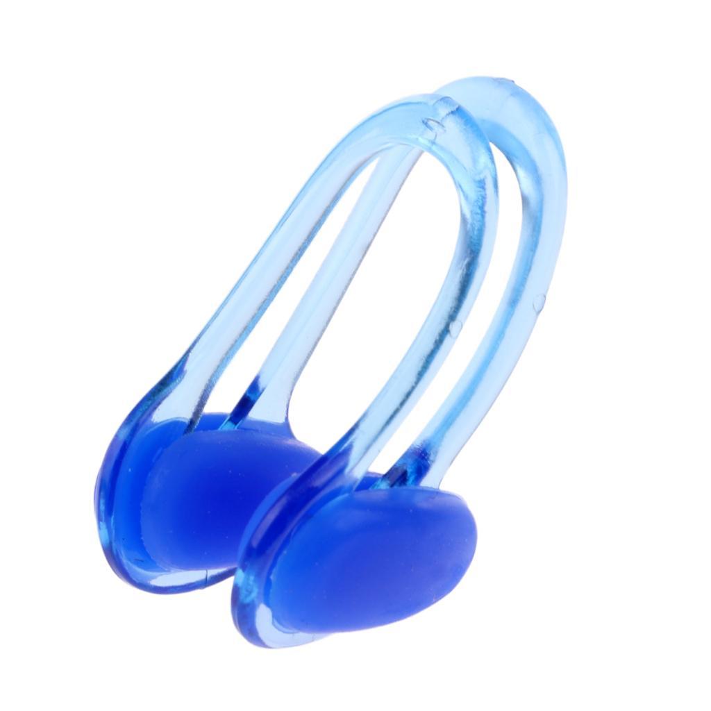 Men Women Soft Silicone Swim Swimming Nose Clip With Storage Case