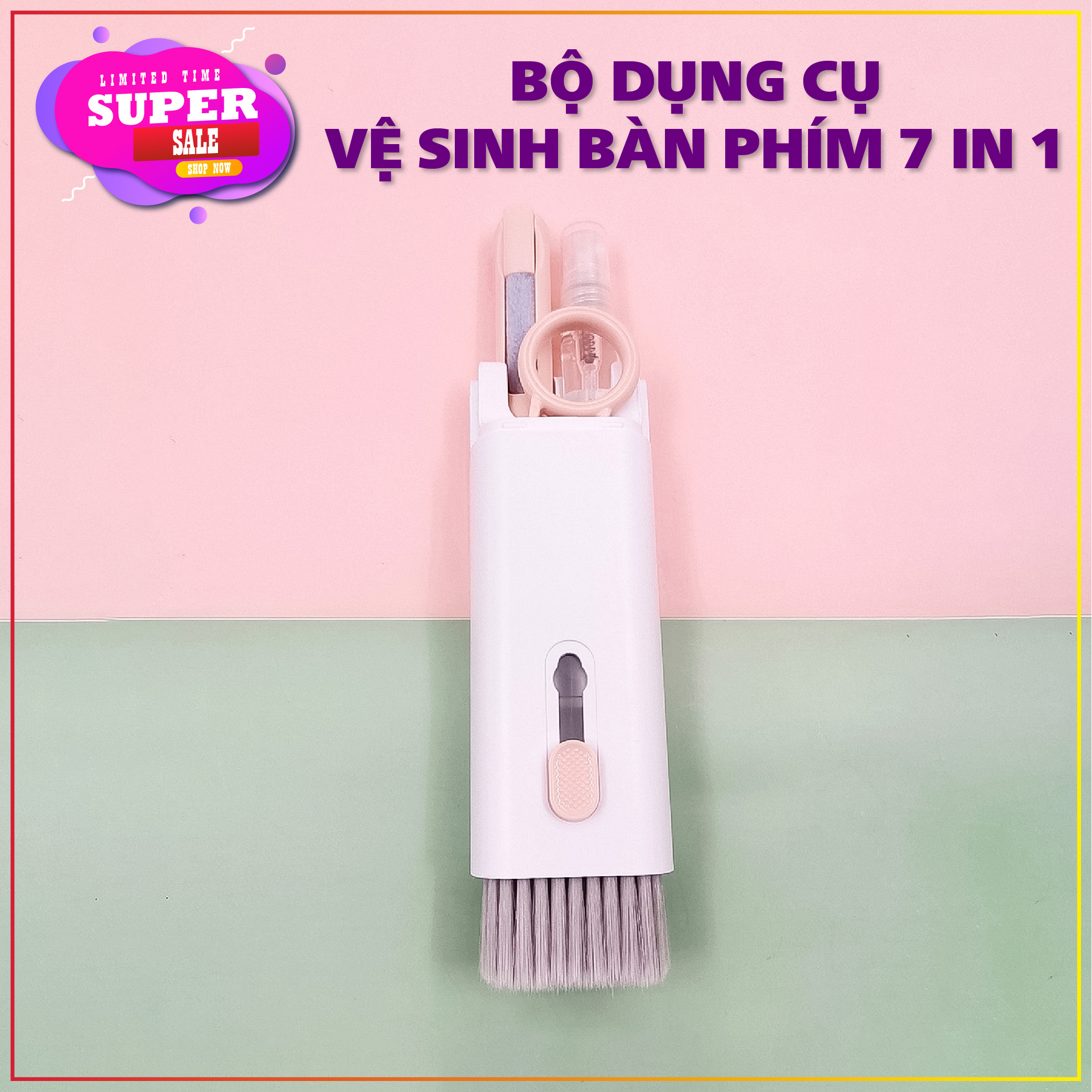 Bộ vệ sinh bàn phím đa năng 7 trong 1