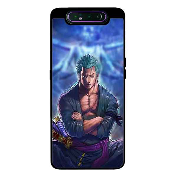 Ốp Lưng Dành Cho Samsung A80 mẫu Zoro Nền Xanh - Hàng Chính Hãng