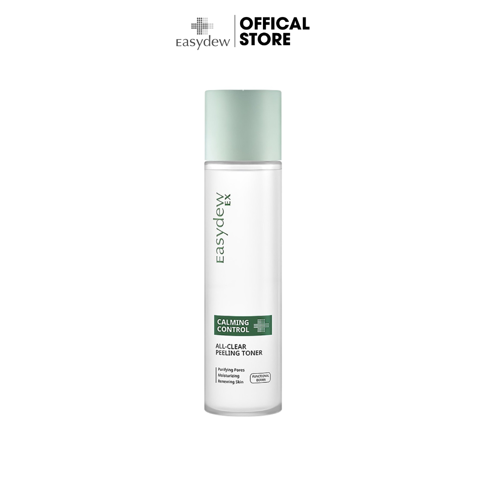 Nước Cân Bằng Kiểm Soát Nhờn Làm Sạch Lỗ Chân Lông Easydew Ex Calming Control All - Clear Peeling Toner 175ml