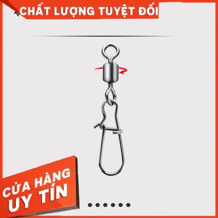 Hình ảnh Khóa link Câu Cá Chữ U Chống Xoắn 20 Chiếc Cao cấp Thép Đen siêu Chịu Lực Khóa linh câu cá - Sanami Fishing