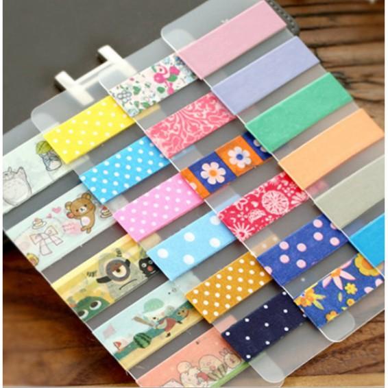 Miếng nhựa chiết washi tape gắn sổ planner