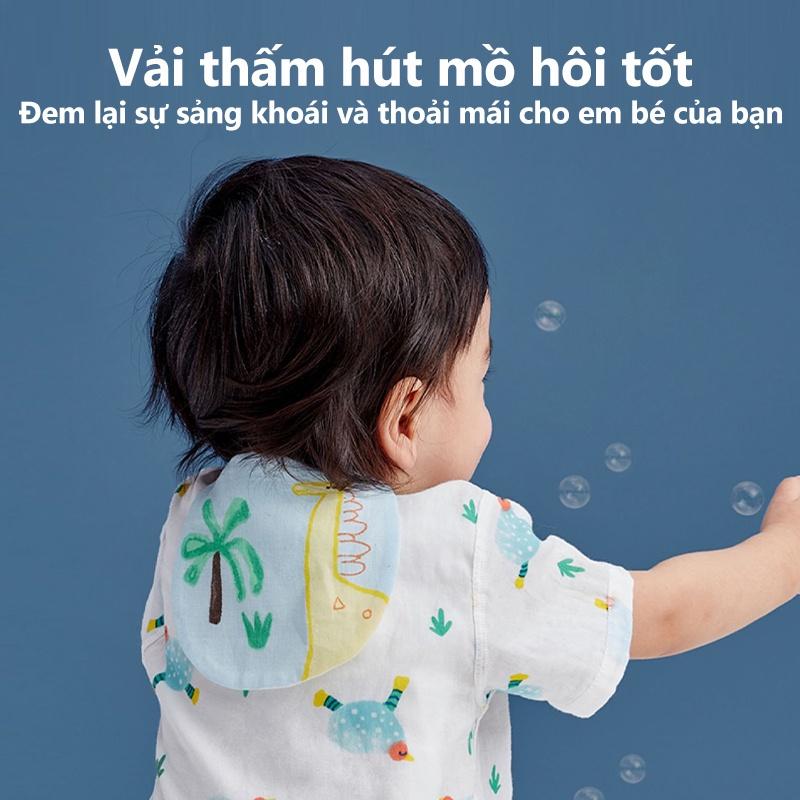 [Einmilk.ân ninh]Khăn thấm mồ hôi 4 lớp 100% cotton Muslin thấm hút nhanh,thoáng khí cao,cho trẻ khô ráo QAT