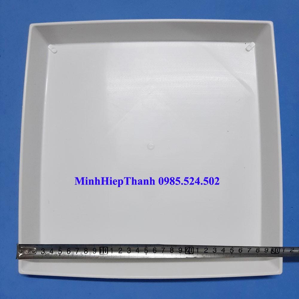Đĩa lót chậu nhựa vuông trồng cây v32 đường kính 31cm