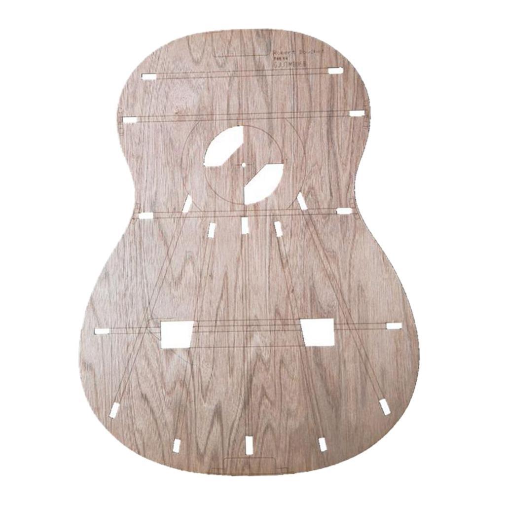 Wooden Guitar Body Template 2mm thick for Robert  Classical Guitar