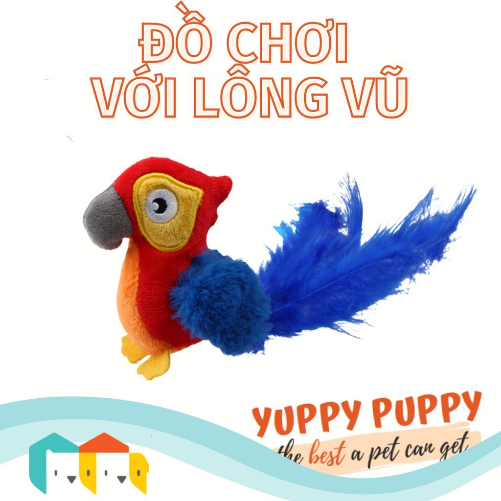 Gigwi đồ chơi tự động tạo tiếng với lông vũ