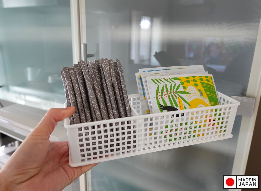 Rổ đựng đồ chia ngăn, vách rời Slim Deep S-W - Hàng Nội Địa Nhật Bản nhập khẩu