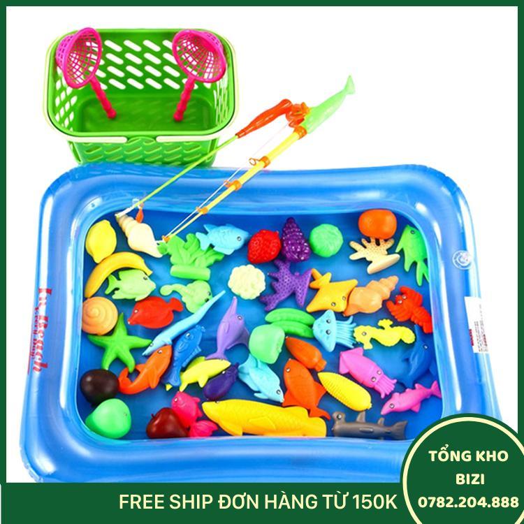 Bộ Bể Phao Cho Bé Câu Cá  - Free Ship Toàn Quốc