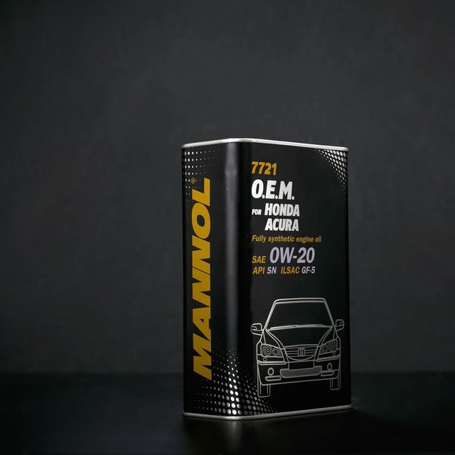 Nhớt MANNOL 7721 Chuyên Dùng Cho Xe Honda Acura SAE 0W-20 API SN ILSAC GF-5 – 4 Lít