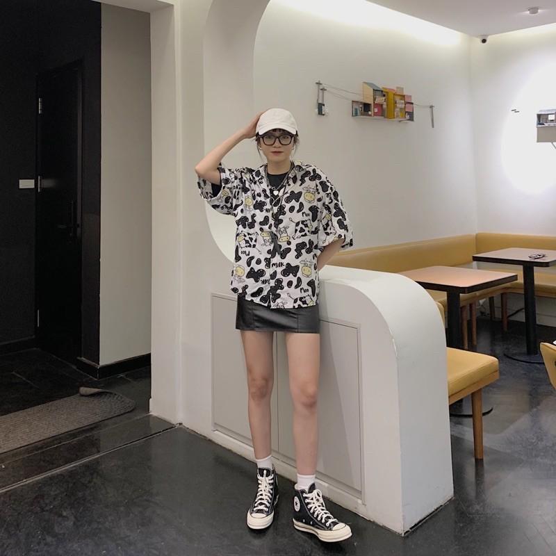 Áo sơ mi con bò sữa