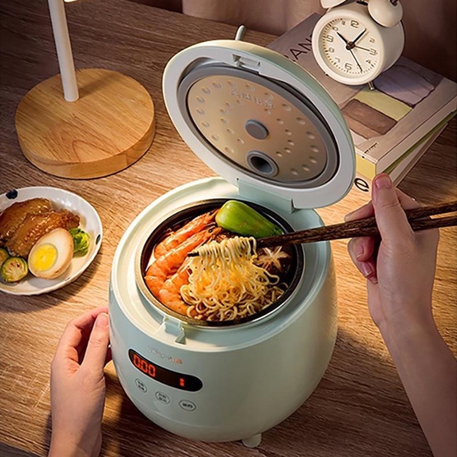 Nồi cơm điện mini đa năng Bear 1.2L 8 chế độ nấu, Anh Lam Store - Hàng chính hãng