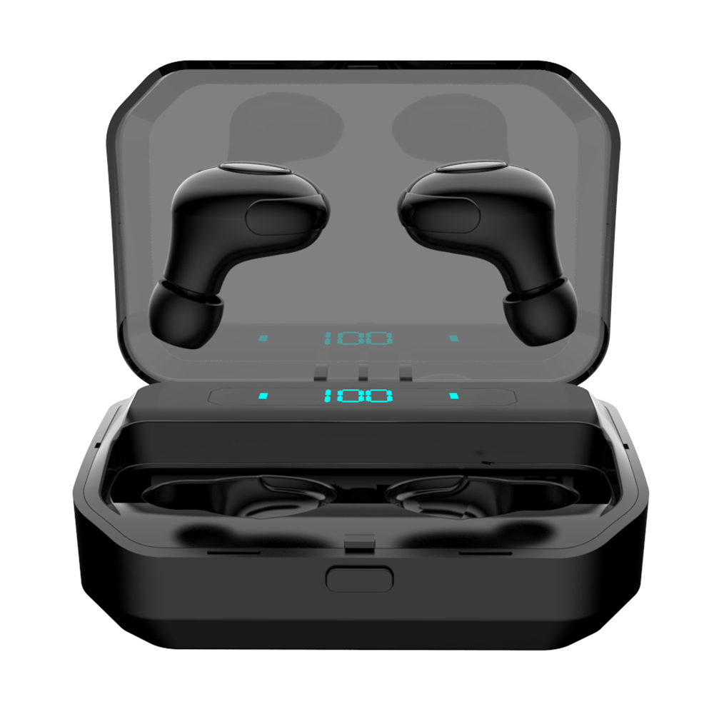 Tai Nghe Nhét Tai G12 TWS Âm Thanh Nổi Không Dây Bluetooth5.0 + Tai Nghe Thể Thao Đèn LED Giảm Tiếng Ồn EDR Kèm Hộp Sạc