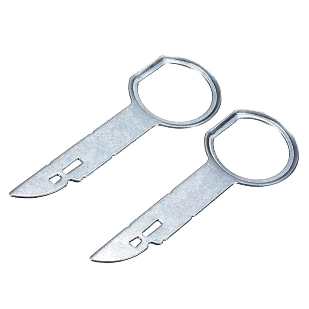 2X Car Radio Stereo CD Release Removal Tools Key For VW/Audi/Mercedes/Porsche